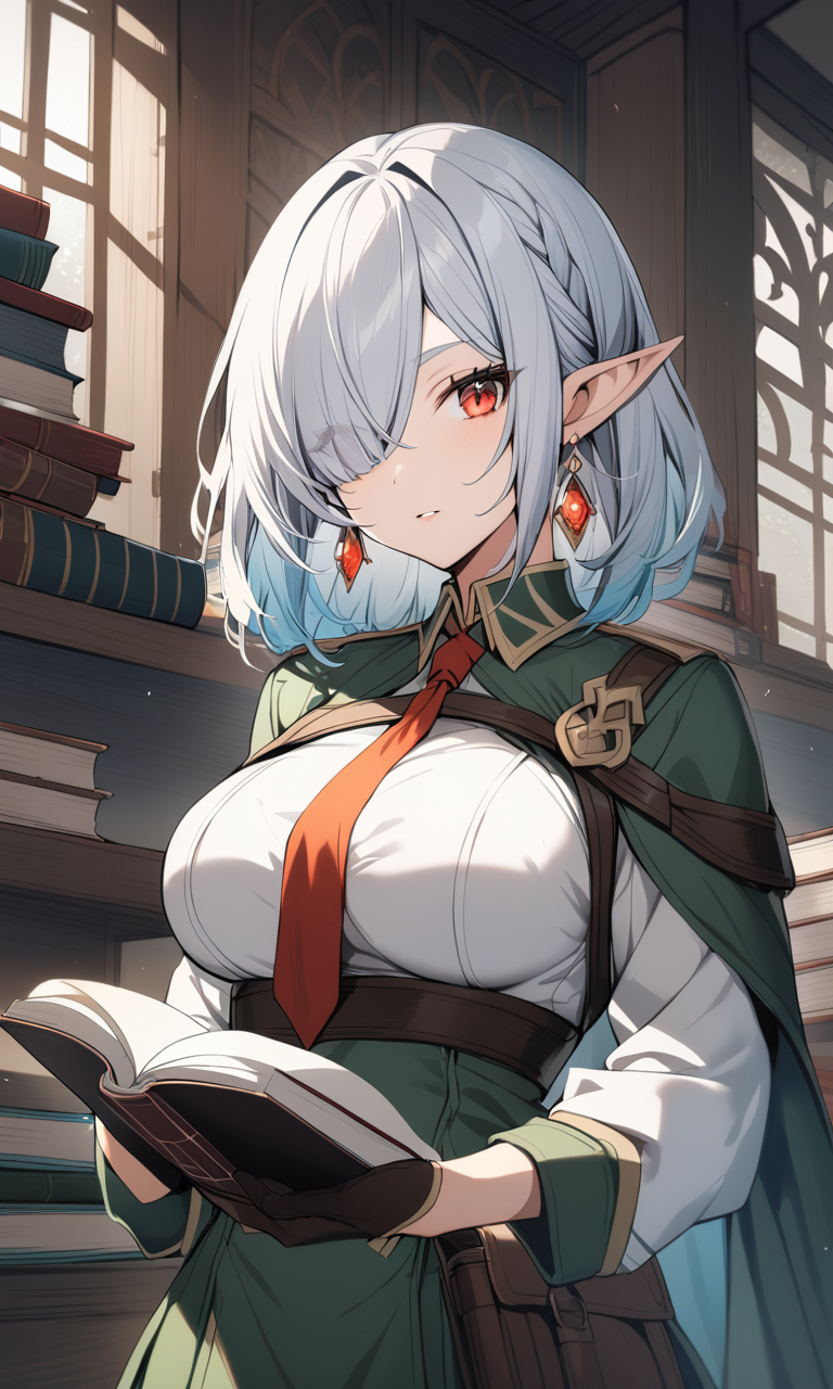 ギルドの受付嬢マロンの立ち絵