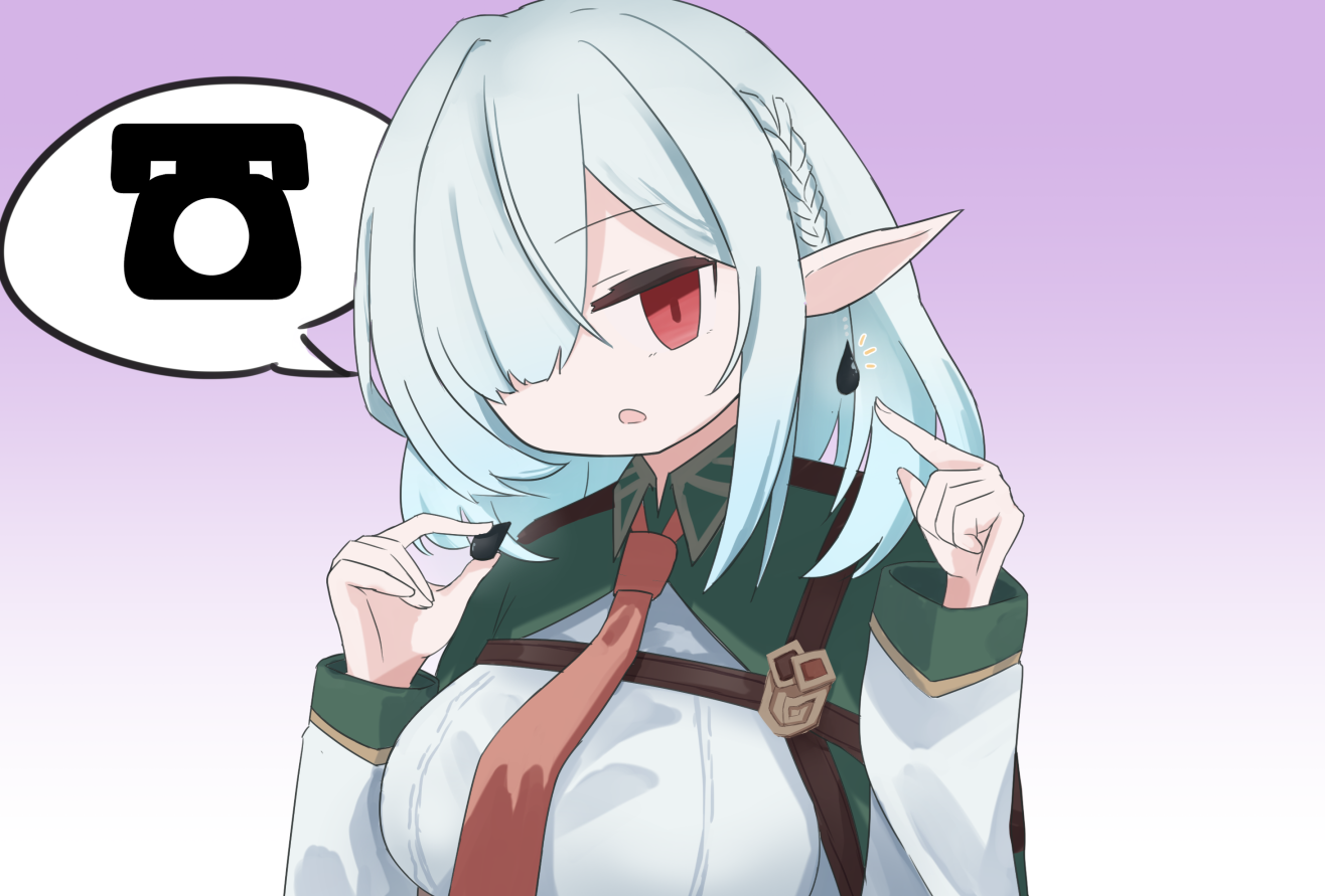 通話のピアスについて説明するマロン