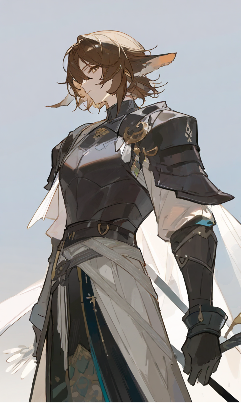 穢れ持ちの軽戦士の立ち絵